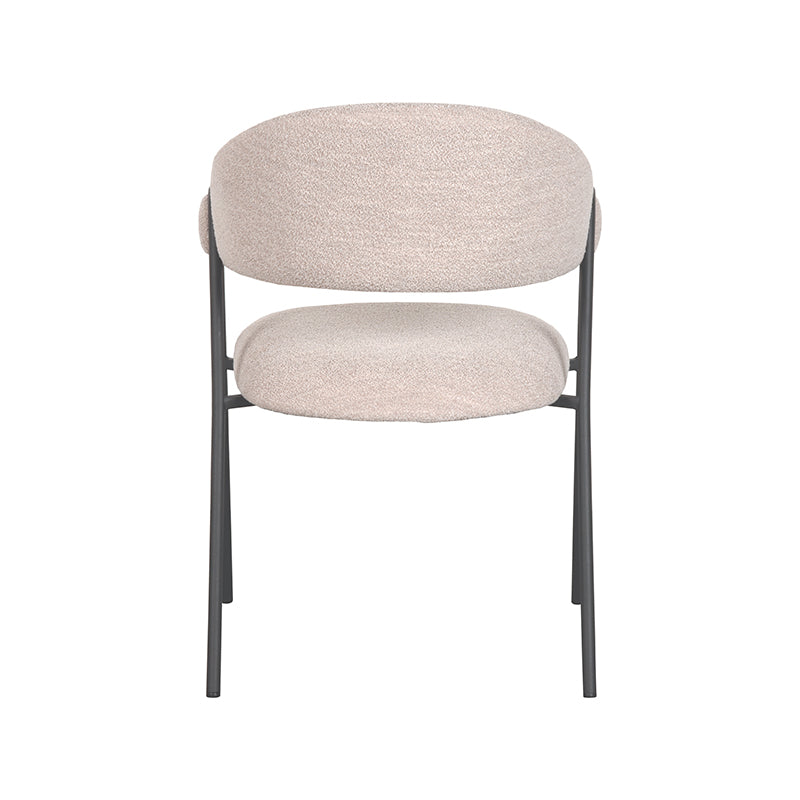 LABEL51 Eetkamerstoel Lowen – Luxe Bouclé – Stijlvol & Comfortabel